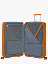 Uitbreidbare Harde Reiskoffer Fastforward American tourister Oranje fastforward 155261-vue-porte